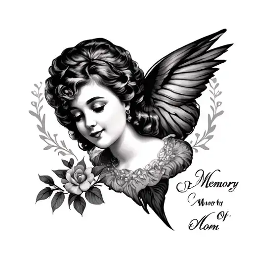 In Memory Of Mom tattoo design idea