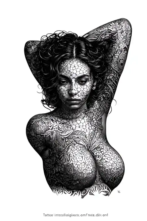 under boob protective line art tattoo tattoo design idea