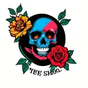 Blackout tattoo tattoo design idea