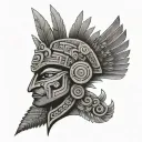 Aztec tattoo design idea