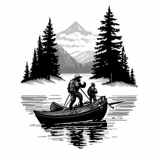 outdoor adventure themed tattoo tattoo design idea