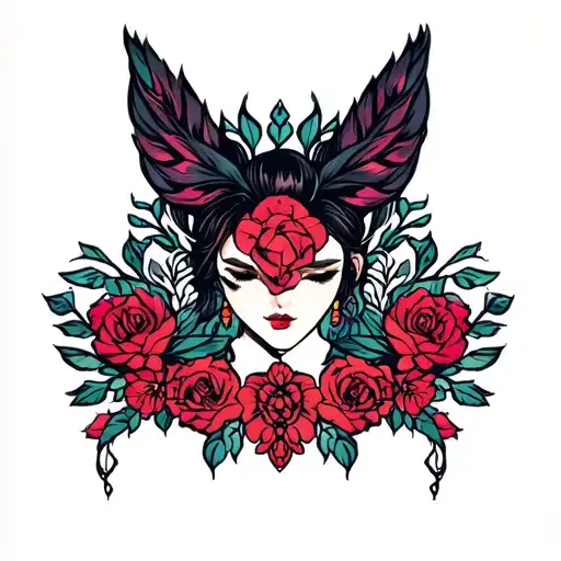 titties tattoo design idea