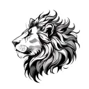 Leo y virgo zodiac sign tattoo design idea