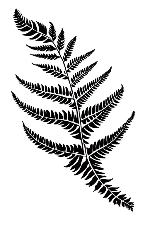 All blacks silver fern with Maori design incorporating elements tattoo design idea