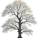 Ash tree tattoo design idea