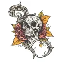 Lost soul tattoo design idea