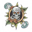 Lost soul tattoo design idea