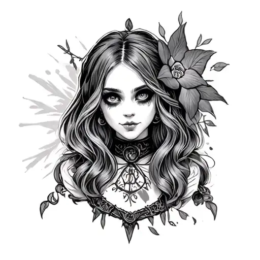 Alice Madness Returns tattoo design idea