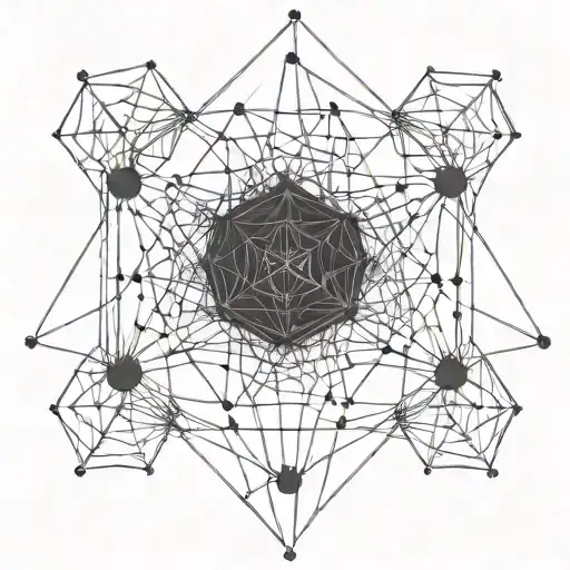 Molecule representation of serotonin tattoo design idea