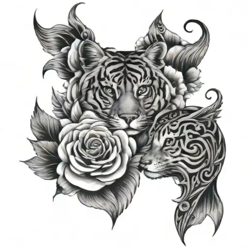 mother son matching tattoos inspired tattoo design idea