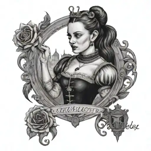 Elizabeth Bathory tattoo design idea