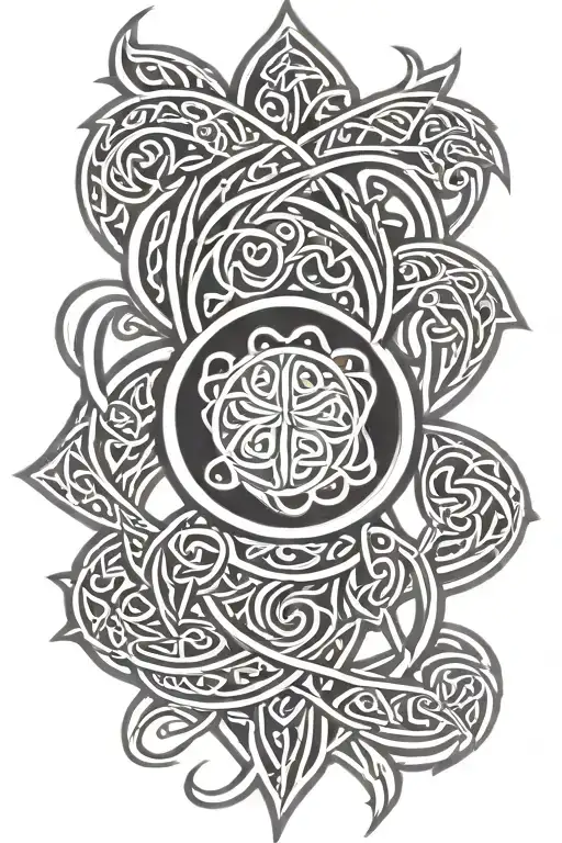 celtic father daughter symbol tribal tattoo tattoo design idea