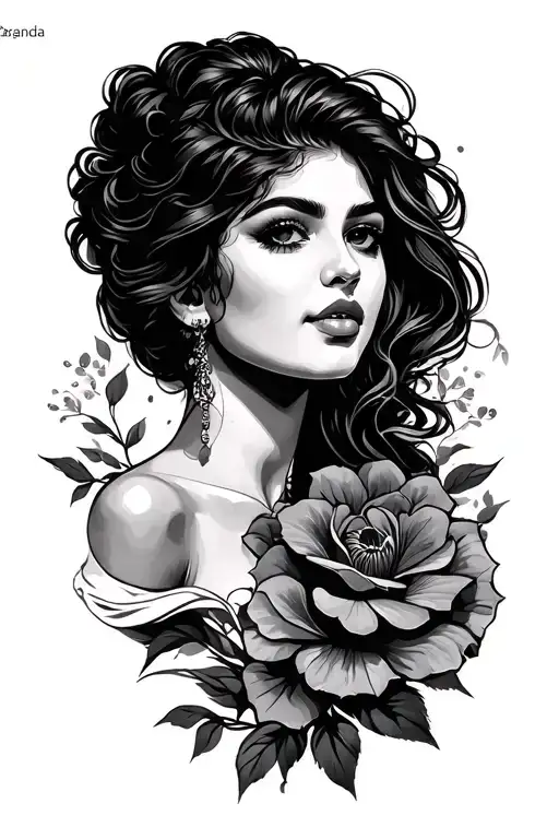 Name of Alejandra tattoo design idea