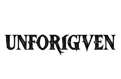 "UNFORGIVEN" tattoo design idea