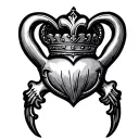 Claddagh tattoo design idea