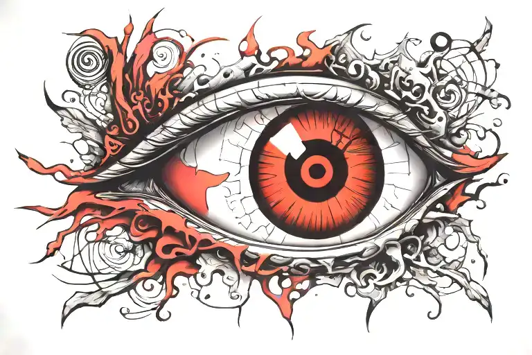 sharingan tattoo design idea