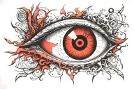 sharingan tattoo design idea