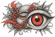 sharingan tattoo design idea
