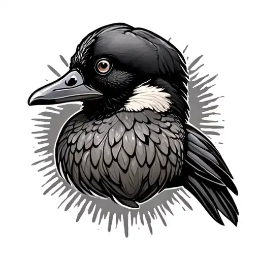 mc pato gangster lifestyle subtly tattoo design idea