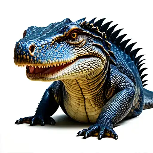 Komodo dragon (Varanus Komodoensis) tattoo design idea