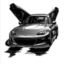 Miata tattoo design idea