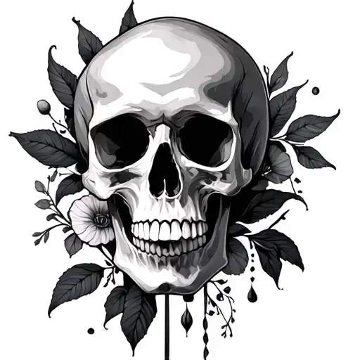 Memento Mori tattoo design idea