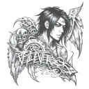 Falling in reverse tattoo design idea