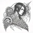 Falling in reverse tattoo design idea