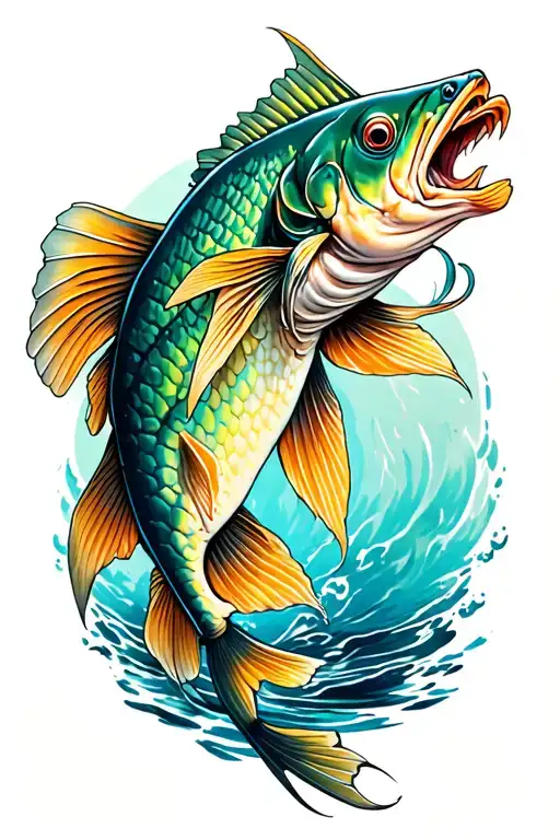I’ll fish deepwater, nearshore, inshore, salt, brackish, fresh, polluted, rivers, bays, damns, lakes, ponds… hell, I’ll tattoo design idea
