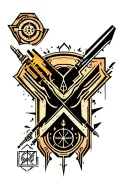 magic the gathering mana symbols each with its corresponding star wars unlimited symbols by color. tattoo design idea