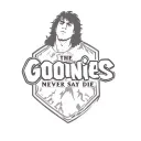 the goonies never say die logo tattoo design idea