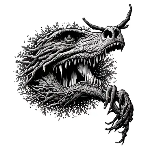 Treaty Oak Revival song close encounters tattoo design idea