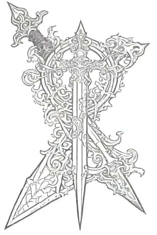 elden ring blasphemous blade type 1 diabetes tattoo tattoo design idea