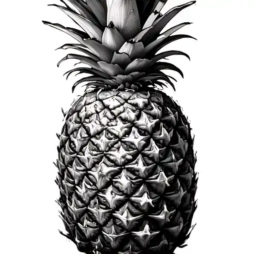 swingers pineapple tattoo design idea