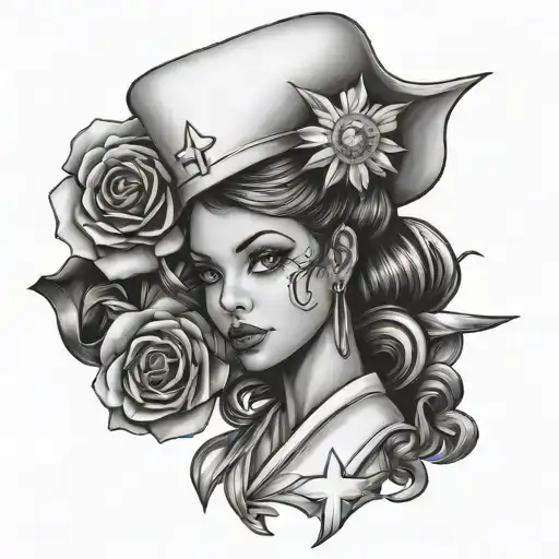 nurse tattoo design idea