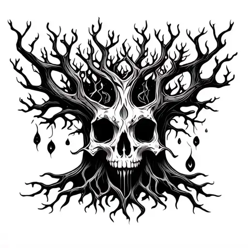 Poison Tree tattoo design idea