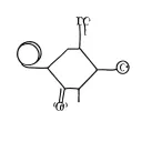 Caffeine Molecule tattoo design idea