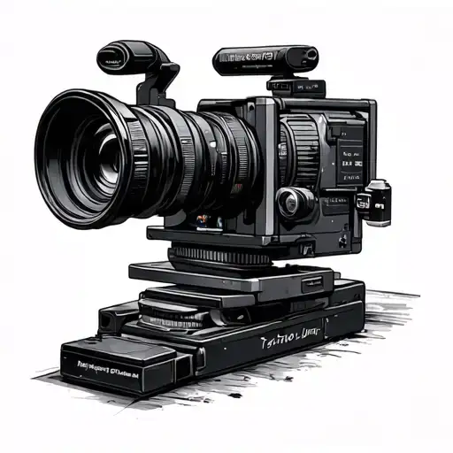 Film maker tattoo design idea