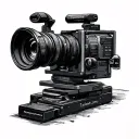 Film maker tattoo design idea