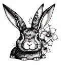 playboy bunny rabbit tattoo design idea