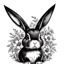 playboy bunny rabbit tattoo design idea