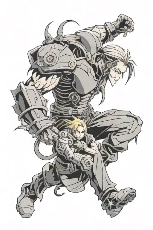 Fullmetal Alchemist Brotherhood tattoo design idea