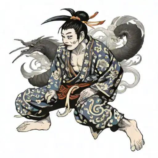 Yujiro Hanma writes tattoo design idea