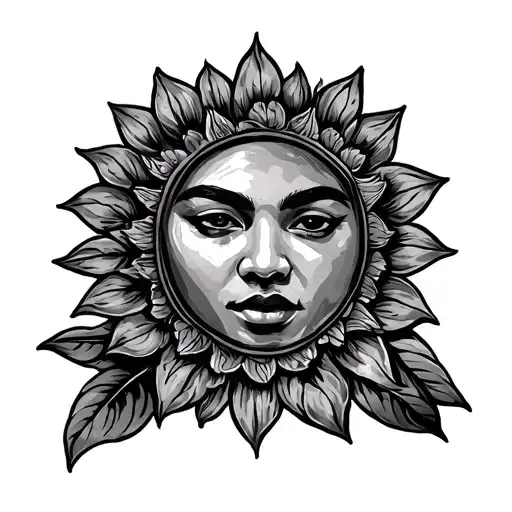Philippine Sun tattoo design idea