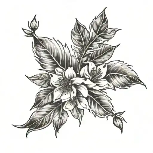 Laurel tattoo design idea