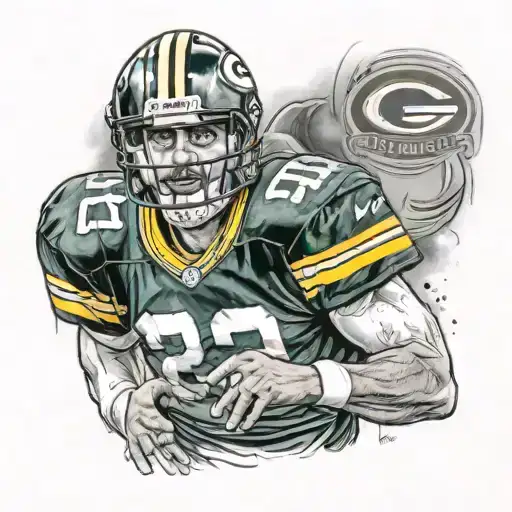 Green Bay packers tattoo Aaron rodgers tattoo design idea