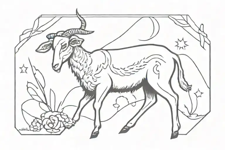 hallelujah to the lamb tattoo design idea