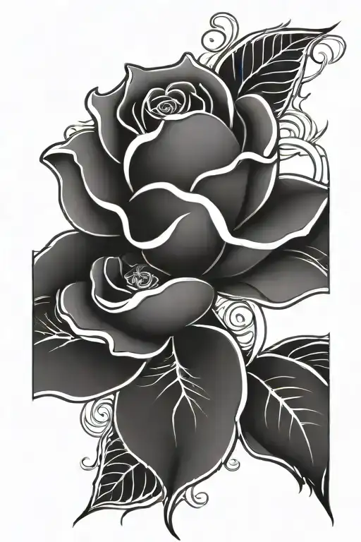 Make me a man tattoo with white roses, add a lotus flower and a Celtic triquestra in the center tattoo design idea