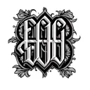 Two Word Ambigram Generator tattoo design idea