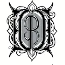 Two Word Ambigram Generator tattoo design idea